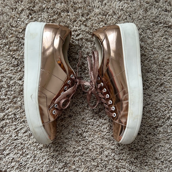 Rose Gold Sneakers - Picture 5 of 6